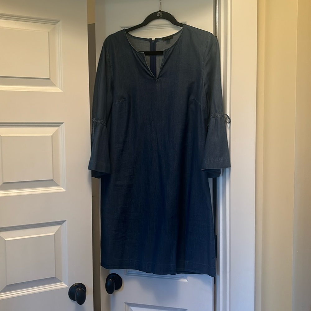 Ann Taylor chambray shift dress